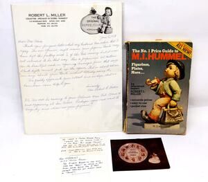 Signed 1983 No 1 Price Guide to M.I. Hummel 2nd Ed & Hand Written Letters